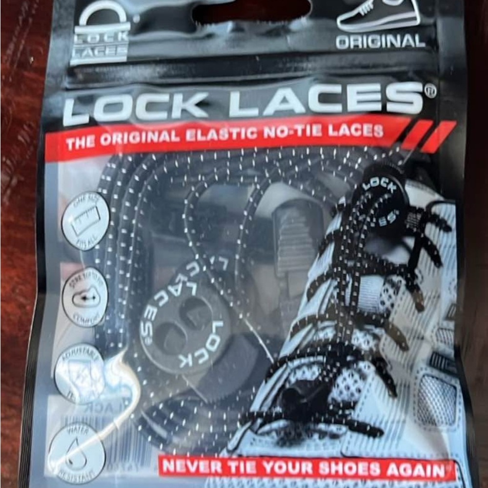 Black Elastic No-Tie Shoelaces